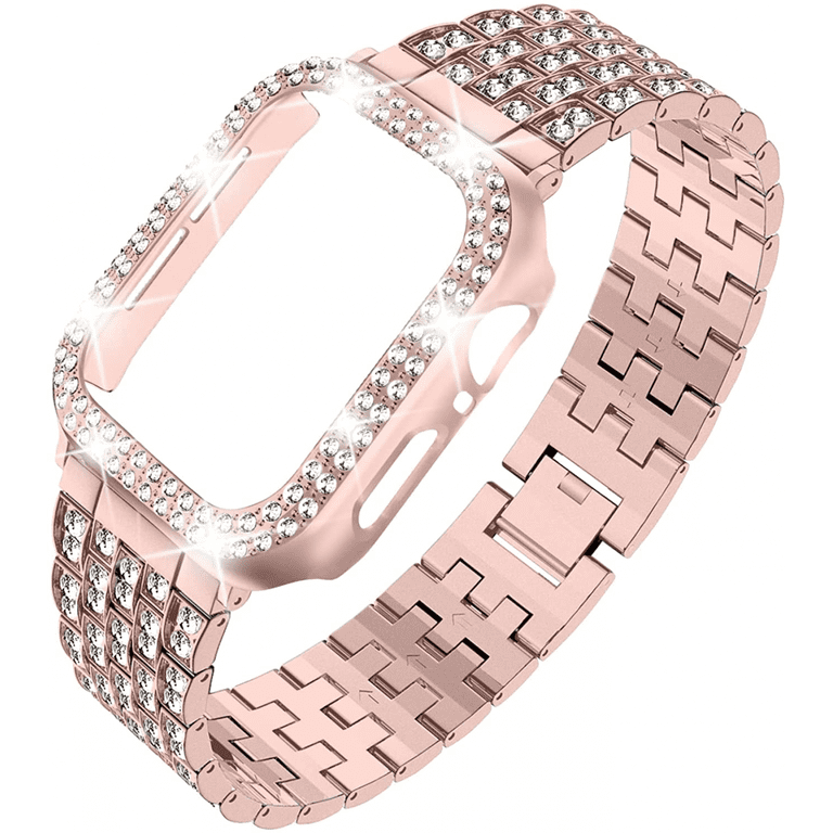 XIHAMA Compatible Apple Watch Band with Case Series iwatch6 