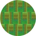 thumbnail image 1 of Ahgly Company Indoor Round Patterned Seaweed Green Area Rugs, 5' Round, 1 of 6