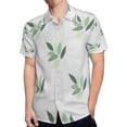 thumbnail image 4 of High Quality Hawaiian Shirts for Men Short Sleeve Aloha Beach Shirt Floral Summer Casual Button Down Shirts Blouses E3P4N4, 4 of 7