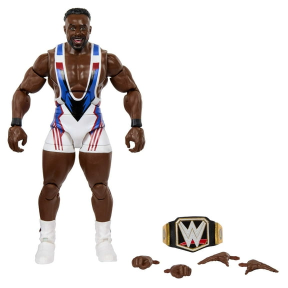 WWE Elite Collection Big E Action Figure with Accessories, 6-inch Posable Collectible