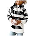 thumbnail image 1 of Jersey cálido de invierno para mujer, sudaderas informales de manga larga, prendas de vestir con capucha y cordón a la moda con bolsillos Pompotops gfhjh7533, 1 of 5