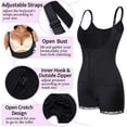 thumbnail image 3 of FITVALEN Women Open Bust Bodysuit Shaper Tummy Control Seamless Body Briefer, 3 of 7