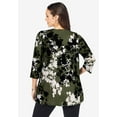 thumbnail image 5 of Jessica London Women's Plus Size Swing Tunic Oversized Long Blouse, 5 of 5