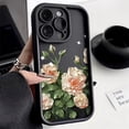 thumbnail image 3 of Funda de silicona mate con flores para iPhone, carcasa suave con flores para iPhone 15 Pro, 11, 13, 14, 12 Pro Max, XR, XS, X, 7, 8 Plus, SE, 3 of 5