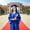 Blue, variant on Graduation Cap Headband Mangle Furry for Kids Full Body Ouma Kokichi Cat Elegant Academic Ensemble For Finish With Pockets