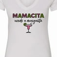thumbnail image 4 of Inktastic Mamacita Margarita Women's V-Neck T-Shirt, 4 of 5