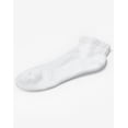 thumbnail image 5 of Hanes Unisex Plain White Socks Pack, 6 Pairs, Ankle S, 5 of 7