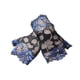 thumbnail image 3 of Guantes sin dedos para mujer, accesorios de moda, mitones cortos de encaje para mujer. Azul oscuro, 3 of 9