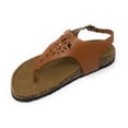 thumbnail image 4 of Victoria K Women's Laser Cut Out Cork Sandals, 4 of 4