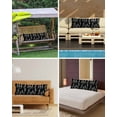 thumbnail image 3 of Halloween Body Pillow Cover 20 x 60 Inch Decorative Pillow Cover Funny Skeleton Spooky Scary Skull Black Lumbar Pillowcase Seasonal Rectangle Cushion Case for Couch Sofa Bed Living Room, 3 of 7