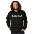 thumbnail image 4 of Funny Fathers Day Gift Dadzilla Hoodie Hooded Sweatshirt Men Brisco Brands S, 4 of 6