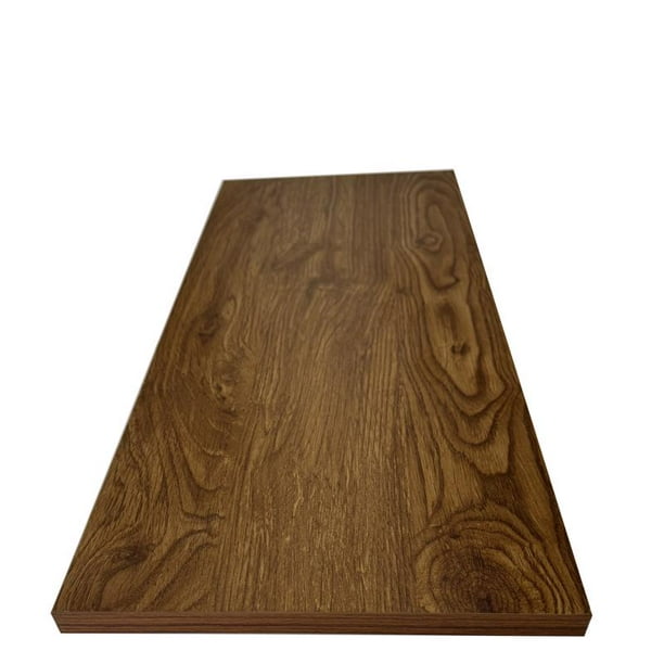 Estantería NB de madera de roble, 1,6 x 25 x 60 cm (paquete de 5)
