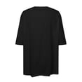 thumbnail image 5 of LIIPEE Womens Summer T Shirts Solid Color Crew Neck Short Sleeve Basic T Shirt Ladies Casual Comfortable Everyday Tees,XL, 5 of 5