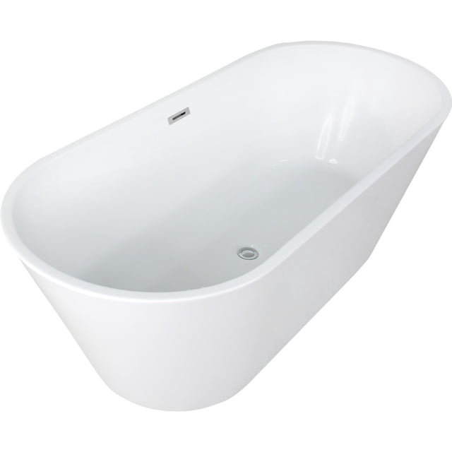 Tina Baño Lujo Rack and Pack Bañera Dubai Fibra de Vidrio 169x75.5x59 Cm