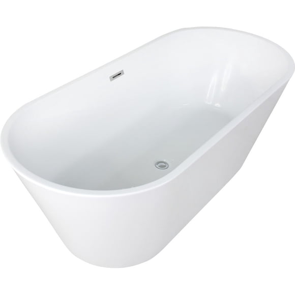 Tina Baño Lujo Rack and Pack Bañera Dubai Fibra de Vidrio 169x75.5x59 Cm
