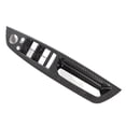 thumbnail image 4 of for BMW X5 E70 X6 E71 E72 Carbon Front Inner Door Panel Handle Pull Trim Cover, 4 of 5