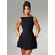 thumbnail image 2 of Vestido corto liso sin mangas para mujer, minivestido Sexy de cintura alta con Espalda descubierta, para fiesta, primavera y verano, 2024, 2 of 5
