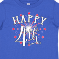thumbnail image 4 of Inktastic Happy 4th- Fourth of July Firework Boys or Girls Baby T-Shirt, 4 of 5