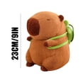 thumbnail image 2 of Plush Capybara Plush Toy Doll Cute Pillow Gift Creative Funny Ugly Cute Doll 23cm, 2 of 2