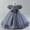 27-Gray, variant on YWDJ Girls Princess Dresses Belle Toddler Girls Girls Childrens Short Sleeve Lace Bow Mesh Dress Gauze Dress Princess Dress Gray 1T