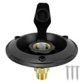 thumbnail image 1 of Elodie 1/2" NPT Male City Water Fill Flange Brass Flush RV Water Backflow Preventer Black, 1 of 8