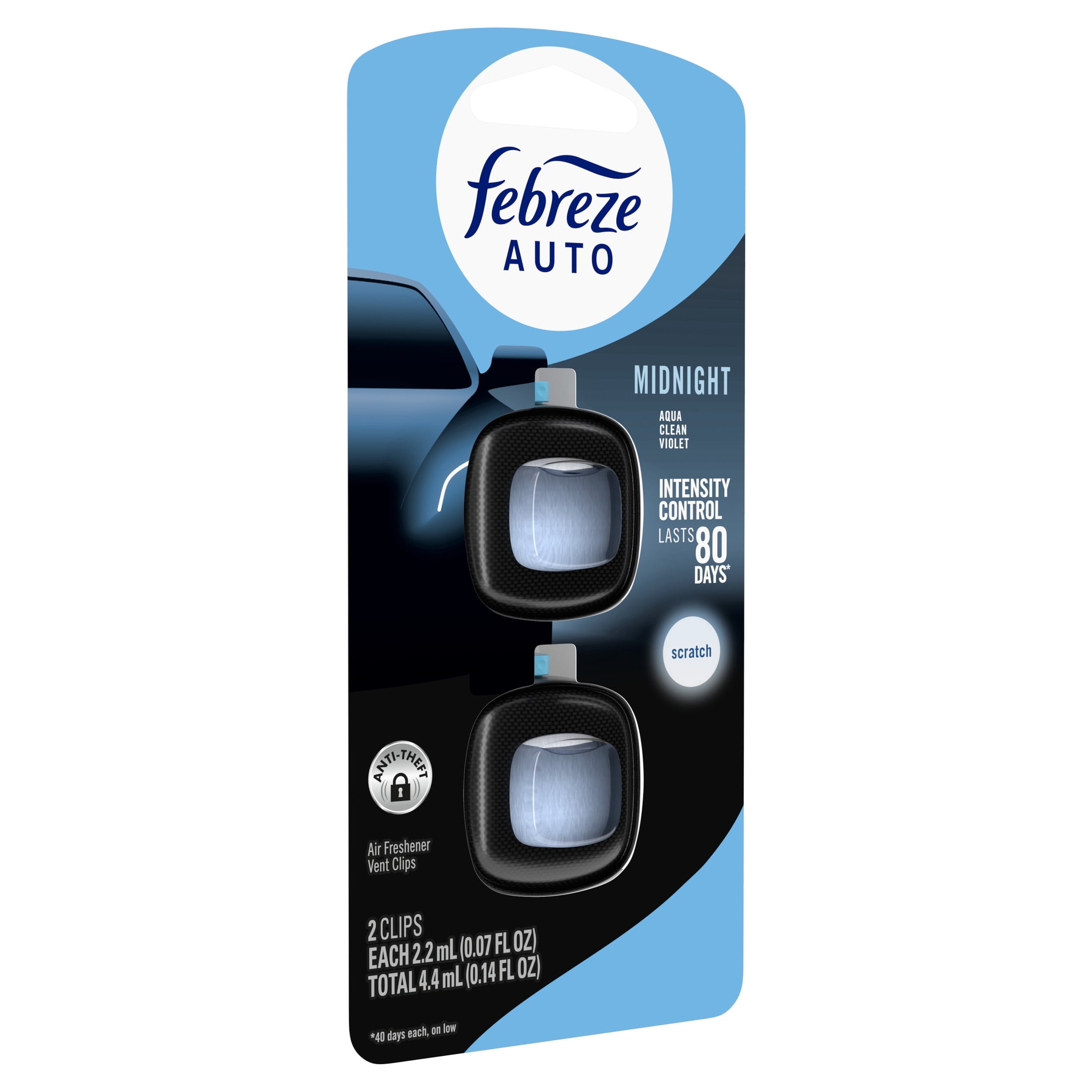 Febreze Auto Air Freshener Vent Clip, Midnight Philippines Ubuy