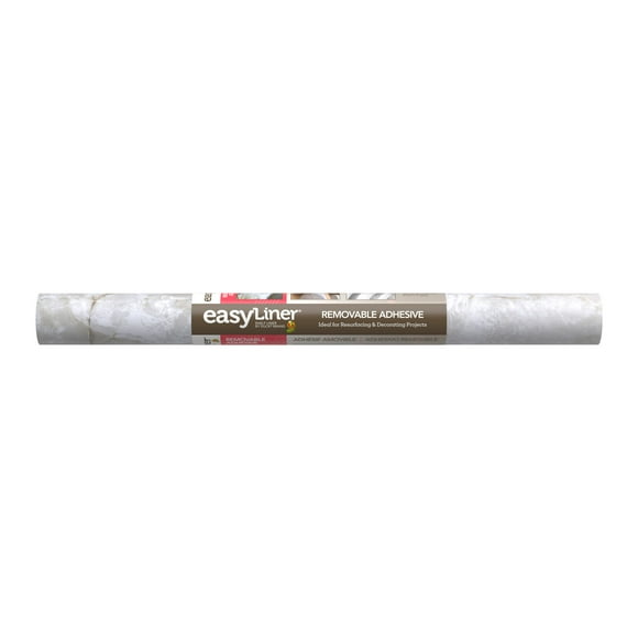 EasyLiner® Removeable Adhesive Shelf Liner - Beige Marble, 20 in. x 20 ft