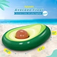 thumbnail image 5 of Boya inflable gigante de aguacate, boya inflable para piscina con pelota divertida, juguetes de fiesta flotador de playa para niños adultos - 63 × 48 × 10 pulgadas, 5 of 5