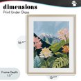 thumbnail image 4 of Stupell Industries Contemporary Tropical Mountain Landscape Birch Framed Print Under Glass, 13 x 16, by The Prints Vibe, 4 of 8