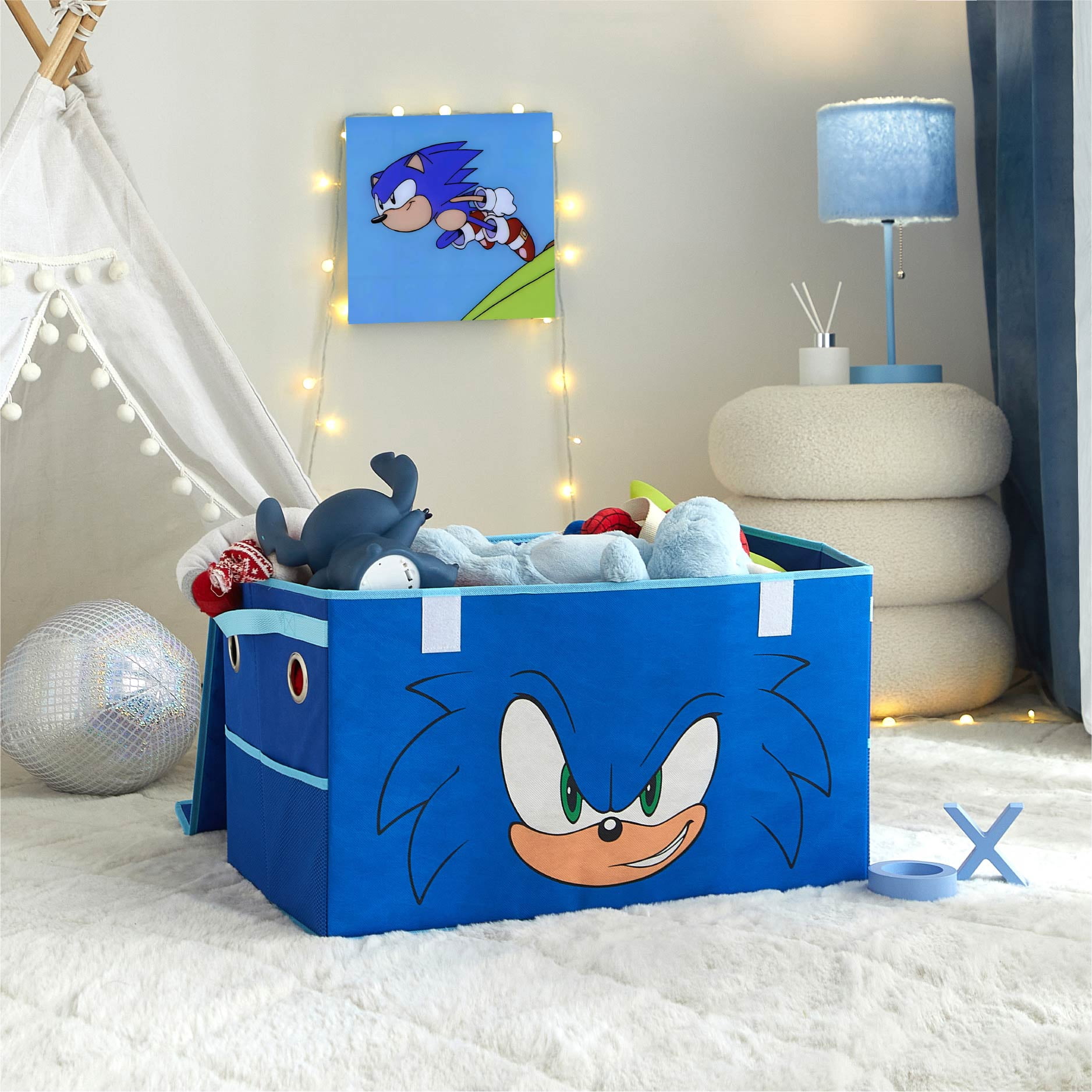 Sonic The Headgehog 22.5" W x 13.5" H Storage Trunk