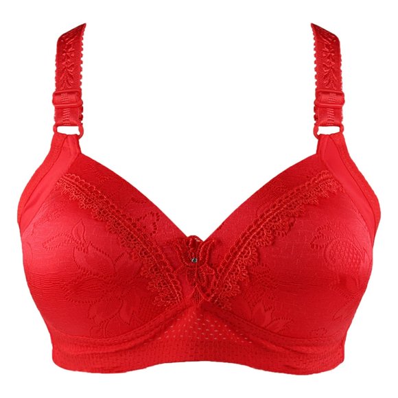 Best Bras for Women Fashion Printed Bra Wire Free Underwear One-Piece Bra Everyday Underwear Polyester Push Up Bras for Women