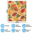 thumbnail image 2 of Autumn leaves colorful pattern design Dishwasher Magnet Cover Decorative Sticker for Home Cabinet Kitchen 23" x26", 2 of 5