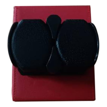 Milageto Automatic Watch Winder Rotating Watch Case Accessory PU Leather Watch Display Box Watch Holder for Desk Stores Apartment Home Red