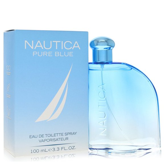 Nautica Pure Blue par Nautica Eau de Toilette 3.3oz/100ml Vaporisateur Neuf avec Boîte