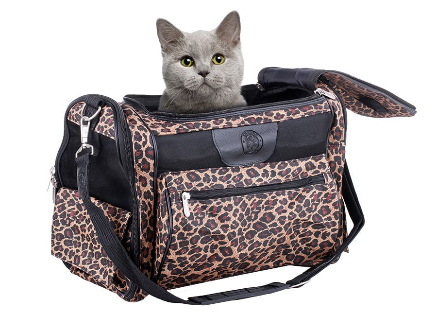 Sherpa® Cat Tote Carrier, Leopard Print