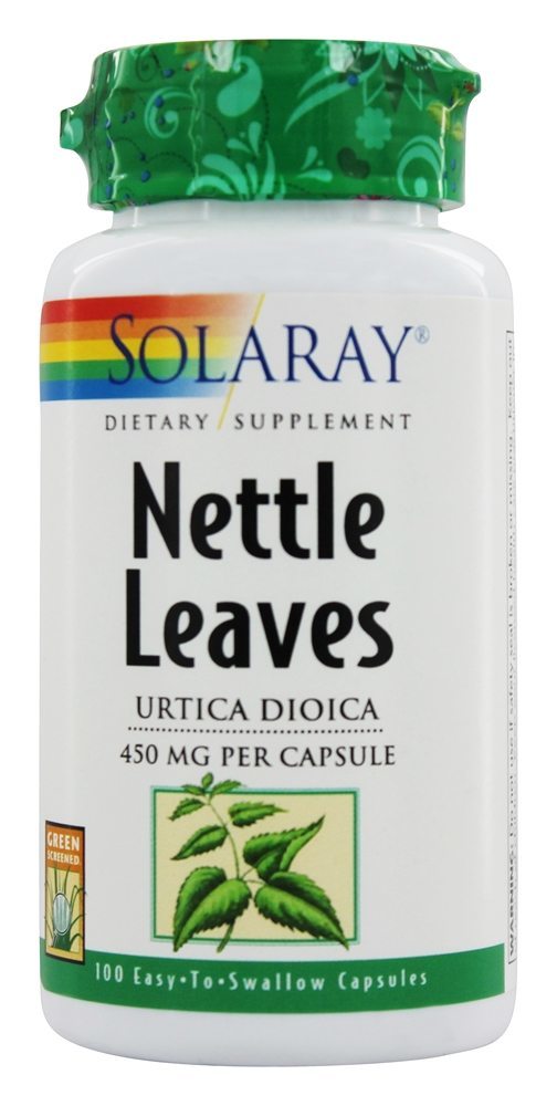 Solaray Nettle Leaf 450mg Healthy Kidney, Urinary & Prostate Support