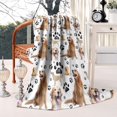 thumbnail image 3 of Golden Retriever Blanket,Comfortable Soft Flannel Throw Blanket,All Season,Warm Lightweight Blankets for Sofa Bed Couch Living Room Chair,50"x60"(130x150cm), 3 of 4