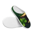 thumbnail image 3 of Kdxio St. Patrick's Day4 Women's Men's Slippers Plush Slip-On House Slipper for Winter Indoor Soft Cushion Non-slip Fluffy Slides Slippers-46/47, 3 of 7