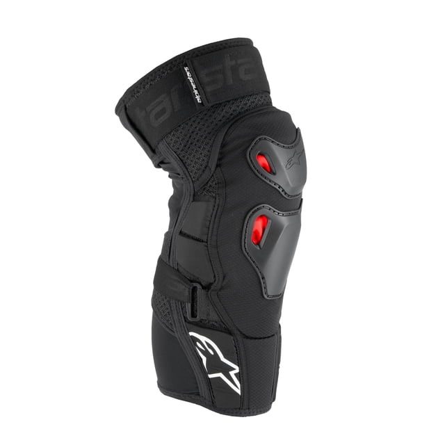 Protector de rodilla Alpinestars Bionic Pro Plasma negro/rojo/blanco