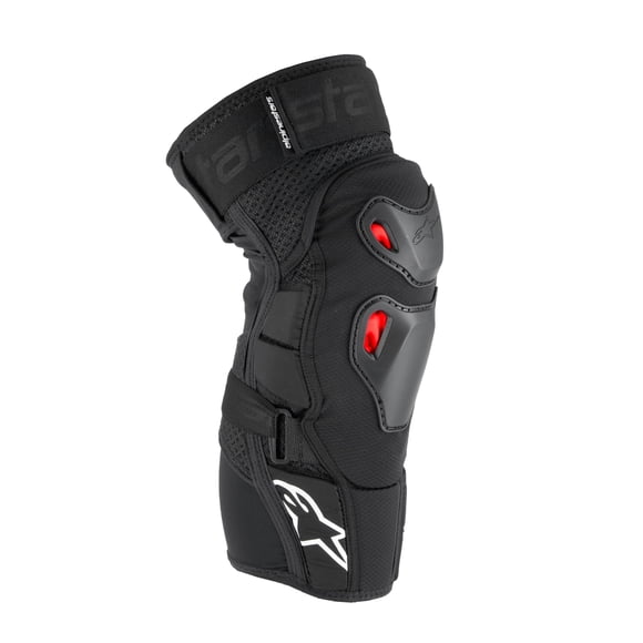 Protector de rodilla Alpinestars Bionic Pro Plasma negro/rojo/blanco