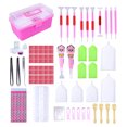 thumbnail image 1 of 121 Piezas De Bricolaje Accesorios De Pintura De Diamante, Lapiceras de lámpa, Herramientas De Pintura De Diamante Pa Adultos, Caja De Almacenamiento Zulema Kits de pintura de diamante 5D, 1 of 8
