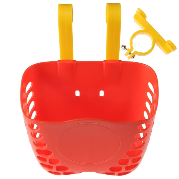 Worgeous 1 Set of Bike Front Basket Children Cycling Cute Basket Bike Front Basket Convenient Bike Basket Storage Basket
