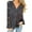 Black, variant on AUNVITO Womens V Neck Cardigan Casual Long Sleeve Knitted Cardigan with Sheer Lace Trim Fall Winter Outfits
