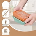 thumbnail image 4 of Silicone Freezer Tray for Soup Ice Cubes - 4Pack Silicon Soup Portion Freeze Tray Make Stock Souped Ice Cube, 4 of 6