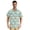 Sun and Cloud, variant on Dailycode Men's Casual Button Down Shirts Short Sleeve Summer Hawaiian Beach Shirt, Apple Silhouette