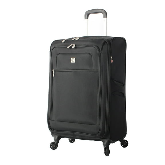 Protege Arendale 28" Softside Expandable Rolling Spinner Luggage, Black