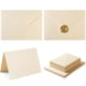 thumbnail image 1 of Envelopes Toperd, paquete de 50 tarjetas y pegatinas, color crema, tamaño A6, 10 x 15 cm, 1 of 6