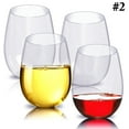 thumbnail image 2 of Coofit Wine Glass Creative Plastic Multipurpose Wine Cup Drinking Glass Juice Glass, 2 of 10