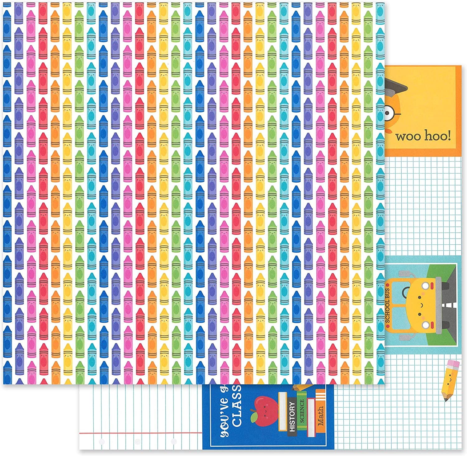 Doodlebug School Days Paper Pack 12x12