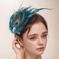 thumbnail image 6 of BQBQERT Festival Feather Hair Clip Bohemian Theme Hairpin For Stage Performances Wear, 6 of 13